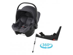 Autosedačka set Baby-Safe Core + Flex Base 5Z, Midnight Grey