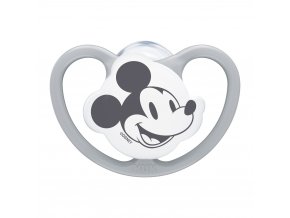 NUK Cumlík Space Disney Mickey v boxe, šedý 0-6m