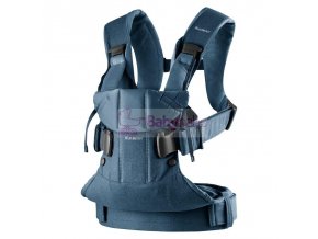 BabyBjörn - ergonomický nosič ONE cotton, Denim/ Midnight blue