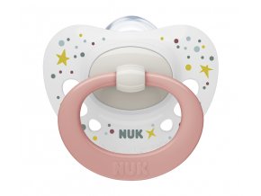 NUK Cumlík Signature 0-6m box bielo-broskyňový