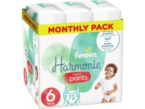 PAMPERS Harmonie Pants Nohavičky plienkové jednorazové 6 (15 kg+) 72 ks