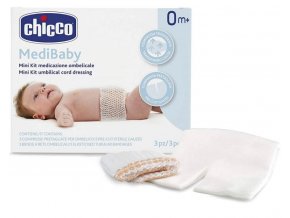 CHICCO Set na ošetrenie pupočníka Medibaby 3-3ks