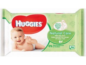 HUGGIES® Single Natural Care Obrúsky vlhčené 56 ks