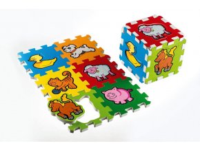 TEDDIES Pěnové puzzle Moje první zvířátka