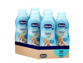 6x CHICCO Aviváž koncentrovaná Sladký Púder 750 ml (6x30 praní)