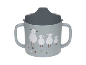 Sippy Cup PP/Cellulose 2023 Tiny Farmer Sheep/Goose blue