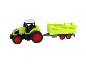 TEDDIES Traktor RC s vlekom 38 cm