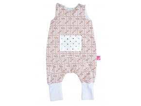 MOTHERHOOD Vak spací s nohavicami a vreckom Pink Classics 1-1,5r 2 tog