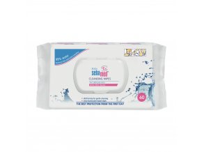 SEBAMED Baby Obrúsky detské vlhčené s 99% vody 60 ks