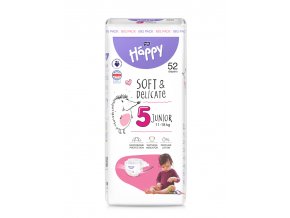 BELLA HAPPY Baby Plienky jednorazové Junior 11-18 kg Big Pack 52 ks