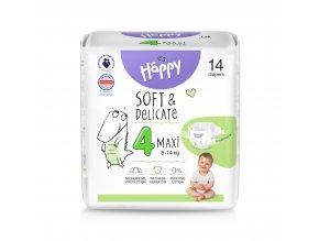 BELLA HAPPY Baby Plienky jednorazové Maxi 8-14 kg 14 ks