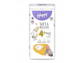 BELLA HAPPY Baby Plienky jednorazové Maxi Plus 9-15 kg Big Pack 56 ks