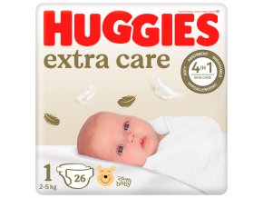 HUGGIES® Extra care Plienky jednorazové 1 (2-5 kg) 26 ks