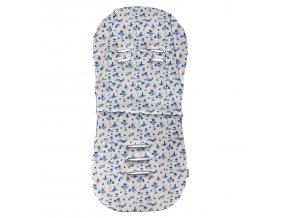 Podložka do kočíka z pamäťovej peny Comfort, Sailor Blue