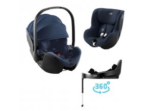 Autosedačka set Baby-Safe Pro + Vario Base 5Z + autosedačka Dualfix 5z, Night Blue