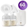 Philips AVENT Odsávačka materského mlieka elektronická nabíjacia DUO SCF398/11