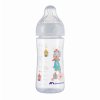 Dojčenská fľaša Emotion 270ml 0-12m White