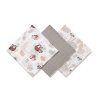 BABYONO Plienky mušelínové Super Soft 3 ks - Grey, 70x70 cm