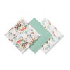 BABYONO Plienky mušelínové Super Soft 3 ks - Mint, 70x70 cm