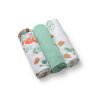 BABYONO Plienky mušelínové Super Soft 3 ks - Mint, 70x70 cm