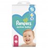 2x PAMPERS Active Baby 4 (9-14 kg) 132 ks MEGA PACK - jednorázové pleny