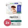 2x MOLTEX Pure&Nature Nohavičky plienkové jednorázové 6 XL (14 kg+) 18 ks