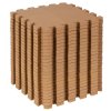 28908 detsky penovy hraci koberec z hnedych puzzli 150x150cm