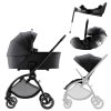 Britax Römer Sada kočíka Rio + hlboká vanička + autosedačka Baby-Safe PRO + základňa Vario Base 5Z Style, Carbon Black