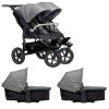 Tfk set duo2 frame 2025 - air wheel carrycot + seat prem. grey (Variant Tfk set duo2 frame 2025 - air wheel carrycot + seat prem. grey)