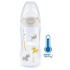 NUK FC+ fľaša s kontrolou teploty 300 ml - béžová