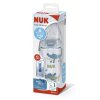 NUK FC+ fľaša s kontrolou teploty 300 ml - modrá