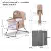 KINDERKRAFT Postieľka detská 3v1 Lovi Beige