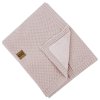 EKO Deka pletená s podšívkou Rose Pink 100x80 cm