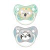 a canpol babies set anatomickych silikonovych dudliku 0 6m exotic animals