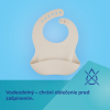 canpol babies silikonovy podbradnik s vreckom mountains kremovy