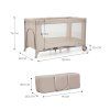 KINDERKRAFT Postieľka cestovná Joy 2 Beige
