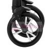 BEBETTO - náhradné bezúdržbové koleso predné V, čierno-bielé