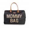 CHILDHOME Prebaľovacia taška Mommy Bag Black Gold