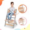 KINDERKRAFT SELECT Stolička jedálenská Enock s polstrovaním Grey wooden, Premium