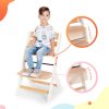 KINDERKRAFT SELECT Stolička jedálenská Enock s polstrovaním White wooden, Premium