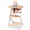 KINDERKRAFT SELECT Stolička jedálenská Enock s polstrovaním White wooden, Premium