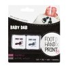BABY DAB Farba na detské odtlačky 2 ks fialová, šedá