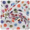 Kikko - Bambusové plienky XKKO BMB 70x70 Digi - Watercolour Polka Dots MIX 3ks