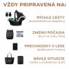 KINDERKRAFT SELECT Kočík kombinovaný 3v1 Prime 2 Venezian Black, Premium