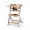 KINDERKRAFT Stolička jedálenská Enock Grey wooden, Premium