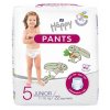 BELLA HAPPY Pants Nohavičky plienkové jednorazové 5 Junior (11-18 kg) 132 ks - MESAČNÉ BALENIE