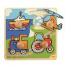 BIGJIGS TOYS Puzzle vkladacia doprava