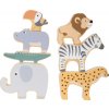 SMALL FOOT Zvieratká skladacie Safari