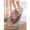 BABYBJÖRN Lehátko Balance Soft Silver White mesh, svetlá konštrukcia