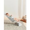 BABYBJÖRN Lehátko Balance Soft Silver White mesh, svetlá konštrukcia